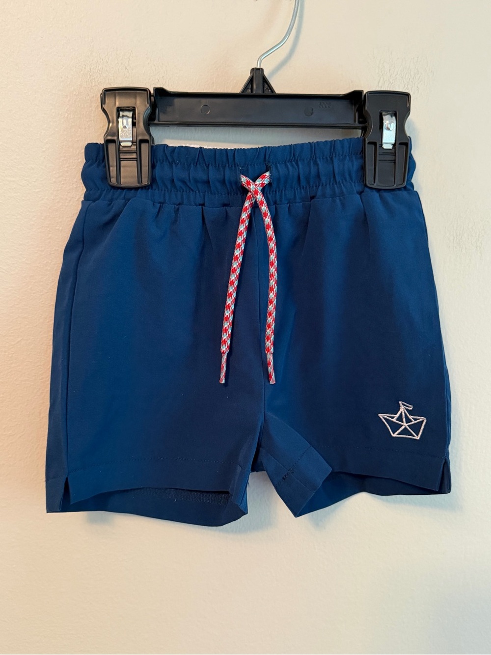 Little Paper Boat Navy Shorts